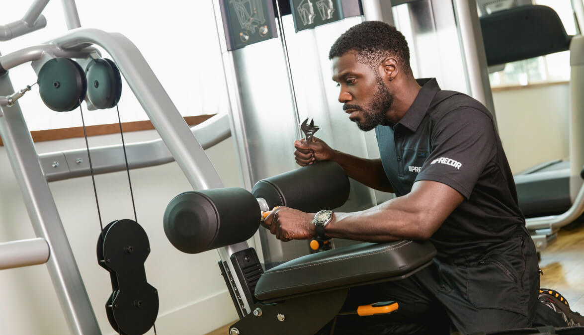 Repairs gym equipment services